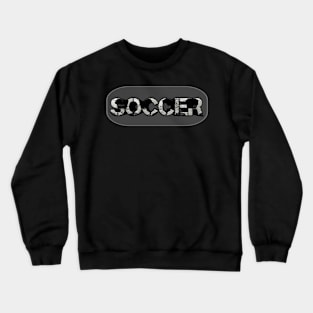 Soccer Graphic Distressed Crewneck Sweatshirt